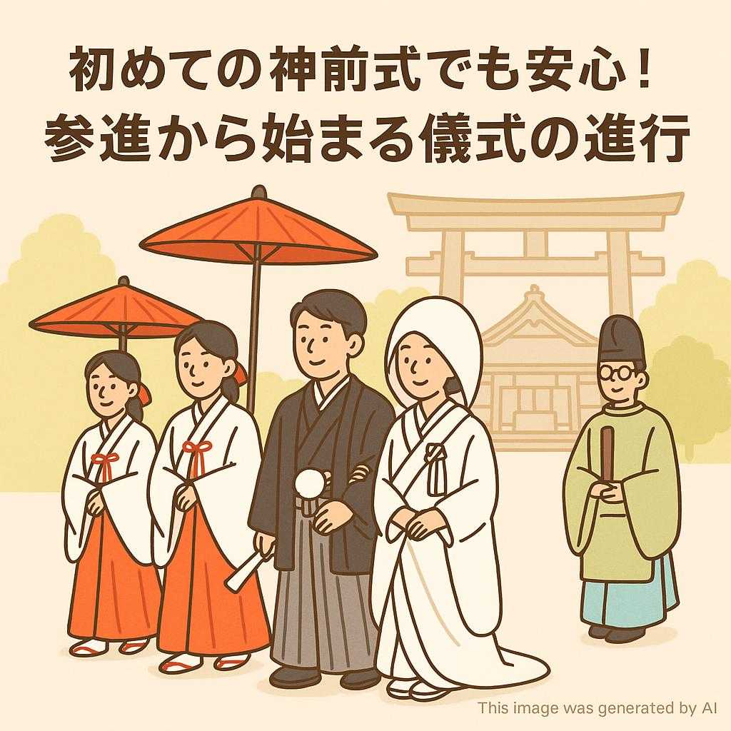 初めての神前式でも安心！参進から始まる儀式の進行