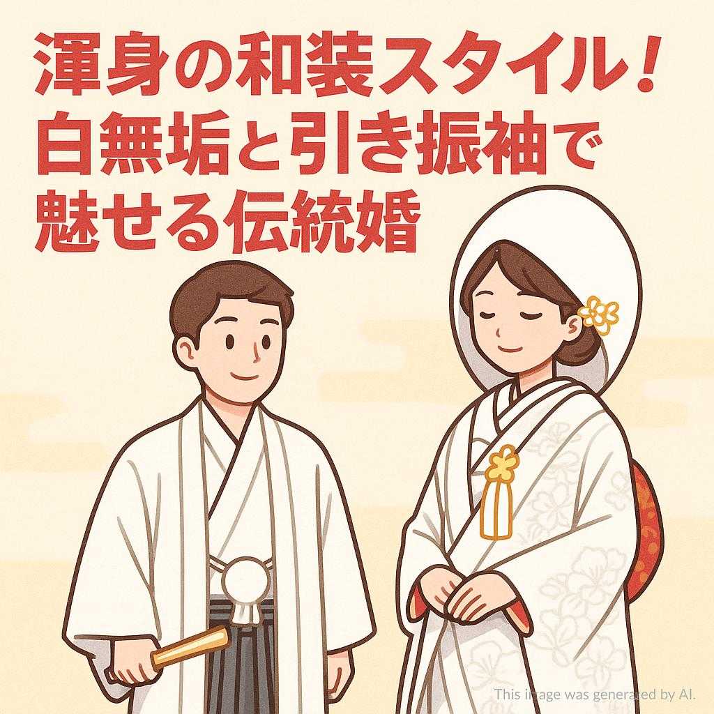 渾身の和装スタイル!白無垢と引き振袖で魅せる伝統婚