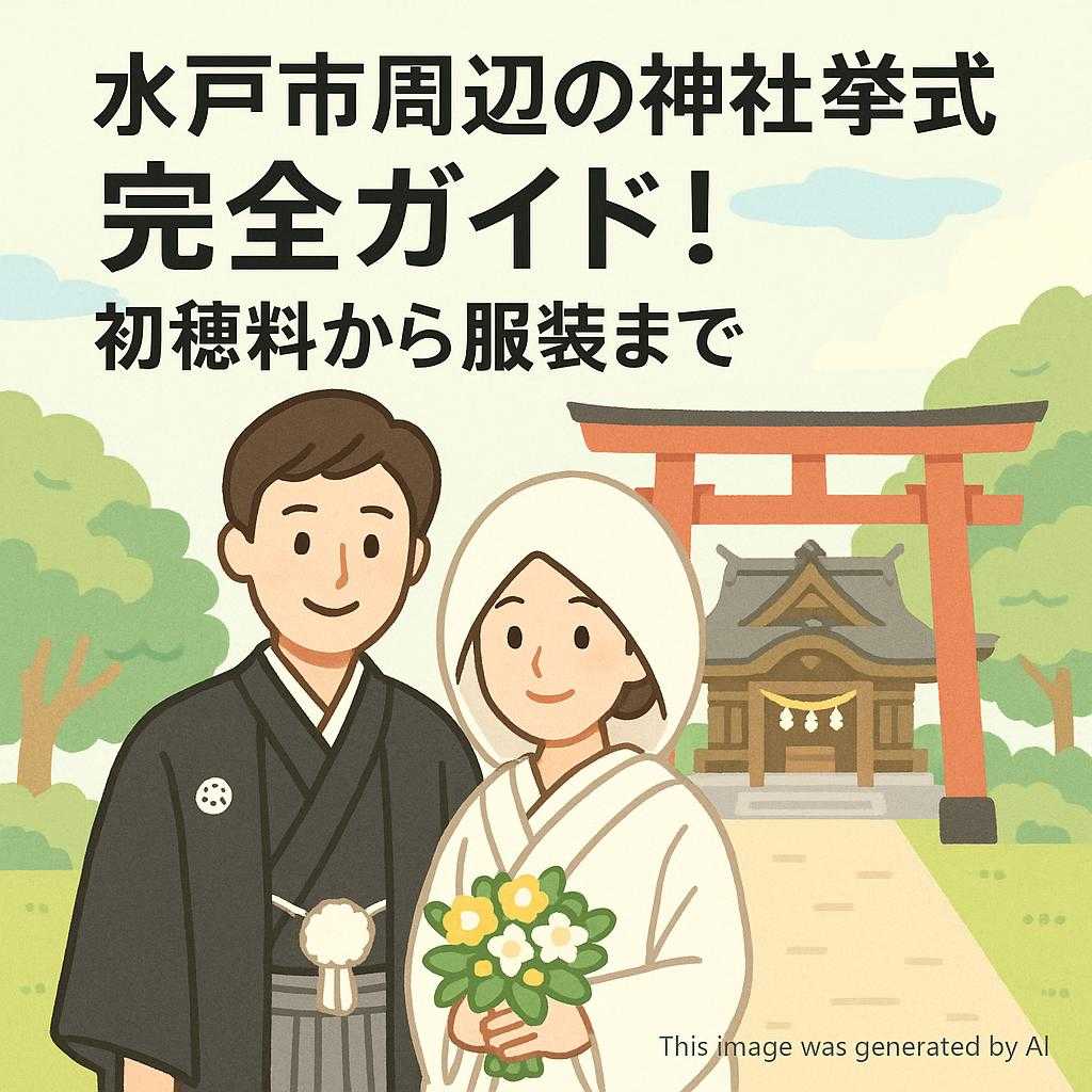 水戸市周辺の神社挙式完全ガイド！初穂料から服装まで