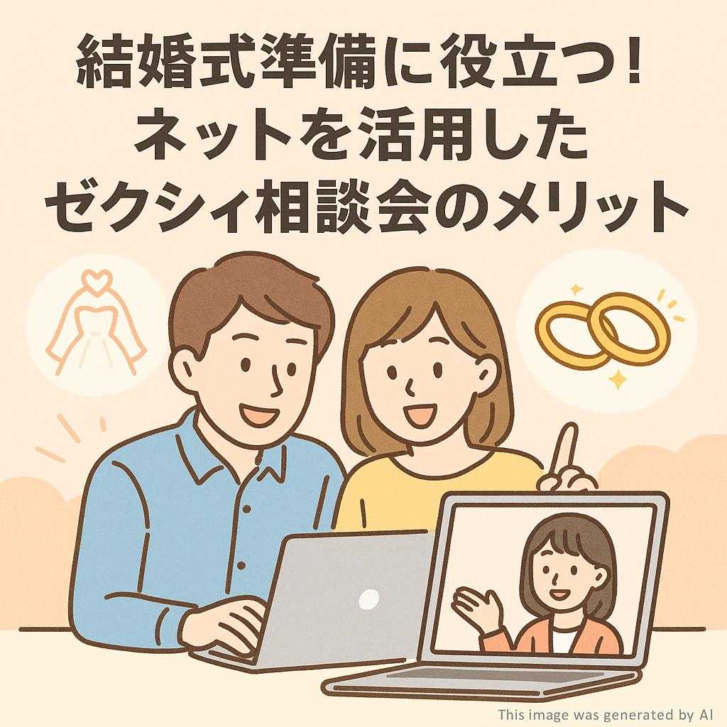 結婚式準備に役立つ！ネットを活用したゼクシィ相談会のメリット