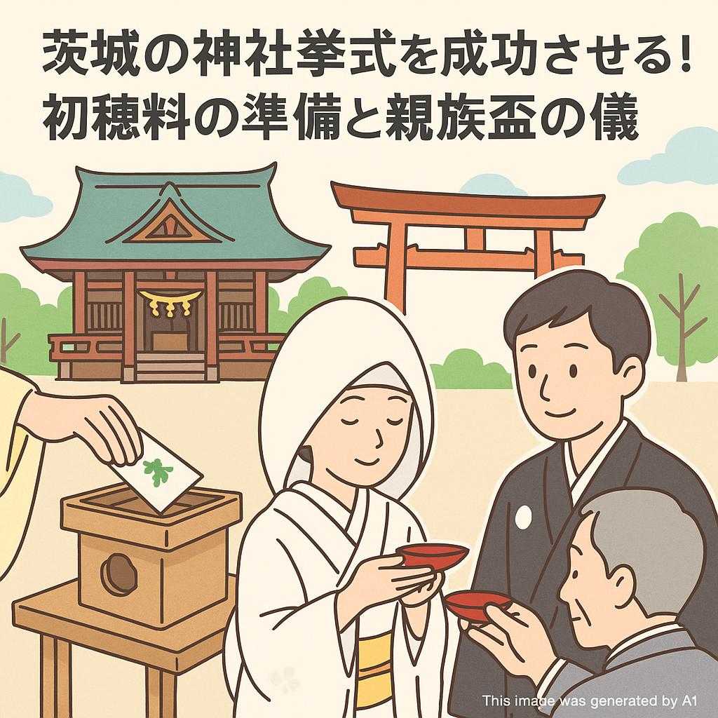 茨城の神社挙式を成功させる!初穂料の準備と親族盃の儀