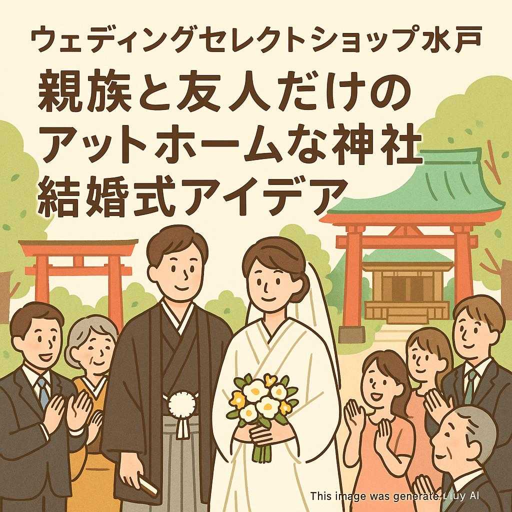 ウェディングセレクトショップ水戸親族と友人だけのアットホームな神社結婚式アイデア