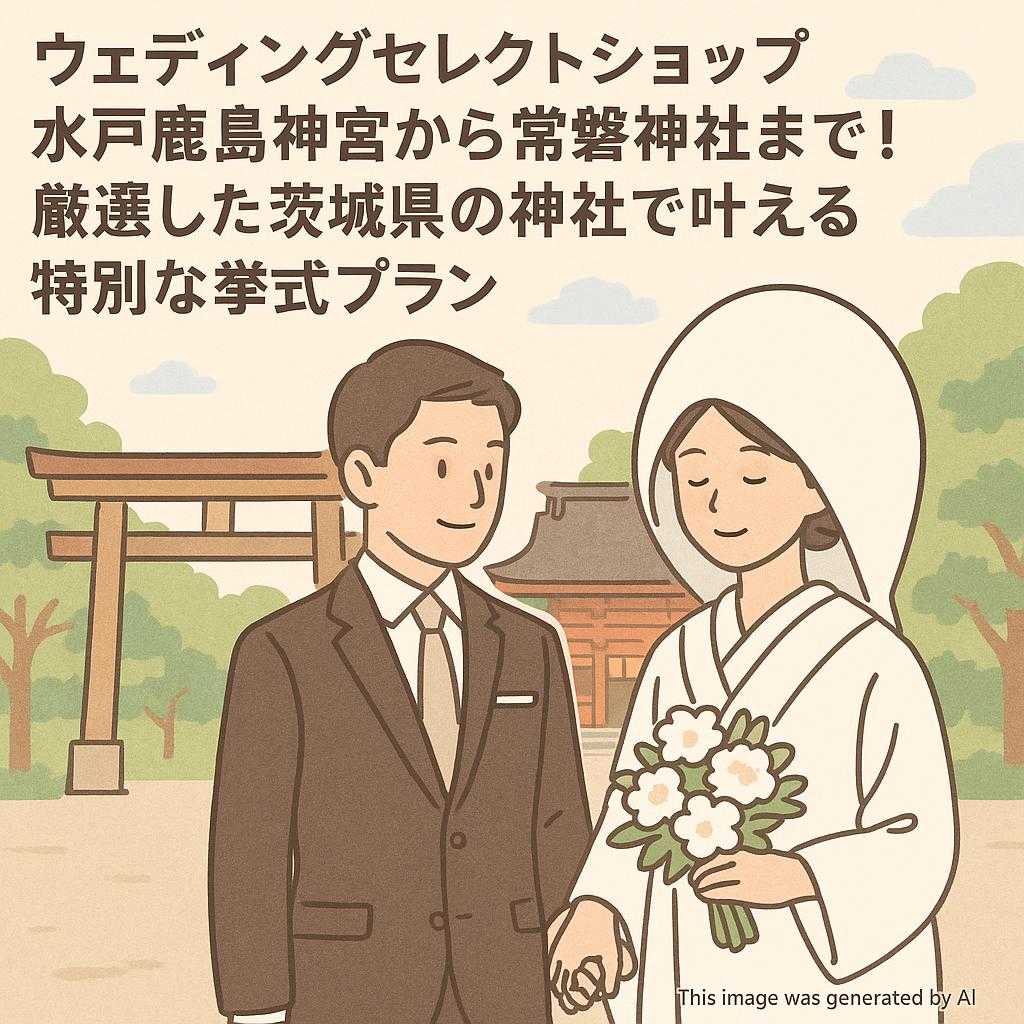 ウェディングセレクトショップ水戸鹿島神宮から常磐神社まで！厳選した茨城県の神社で叶える特別な挙式プラン