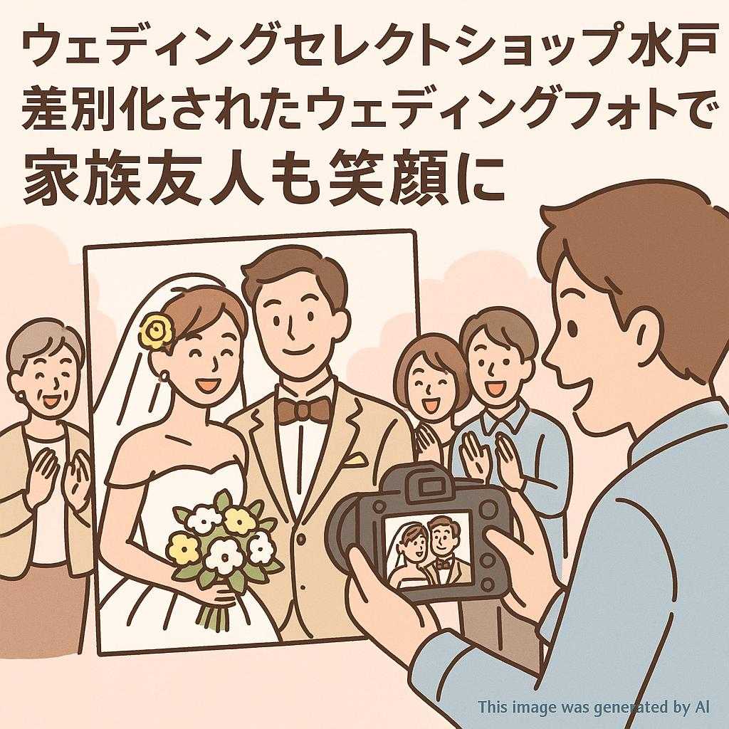 ウェディングセレクトショップ水戸差別化されたウェディングフォトで家族友人も笑顔に