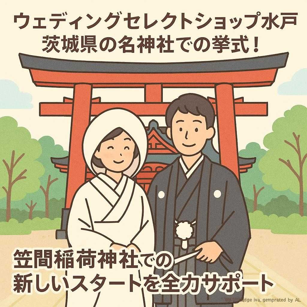 ウェディングセレクトショップ水戸茨城県の名神社での挙式！笠間稲荷神社での新しいスタートを全力サポート