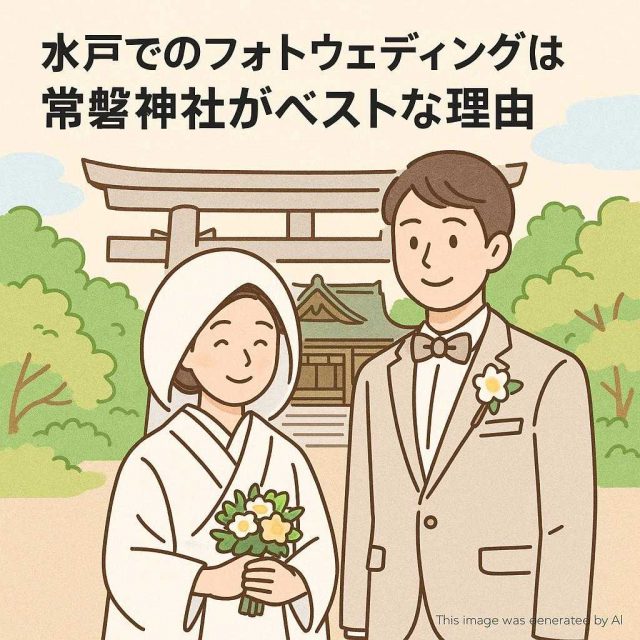 水戸でのフォトウェディングは常盤神社がベストな理由