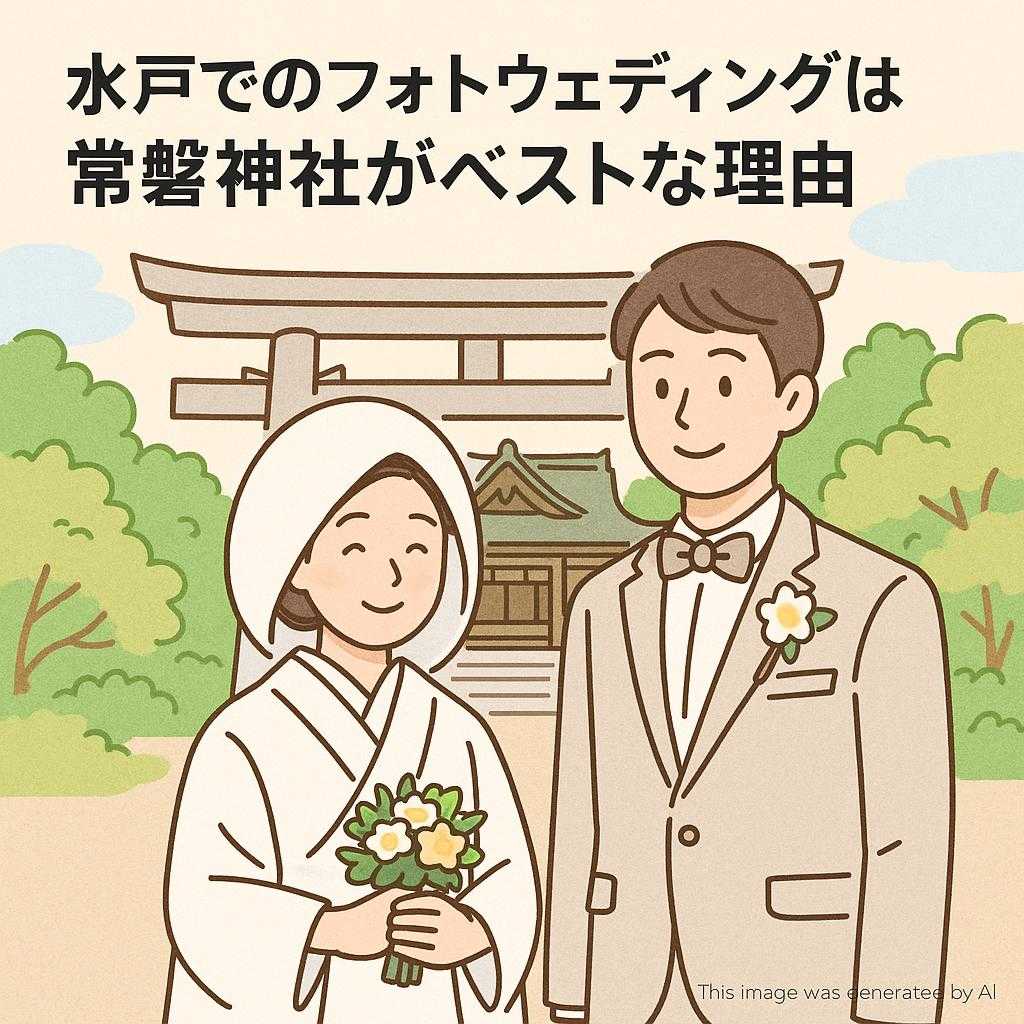 水戸でのフォトウェディングは常盤神社がベストな理由