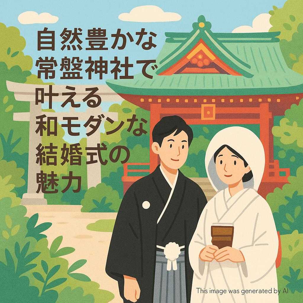 自然豊かな常盤神社で叶える和モダンな結婚式の魅力