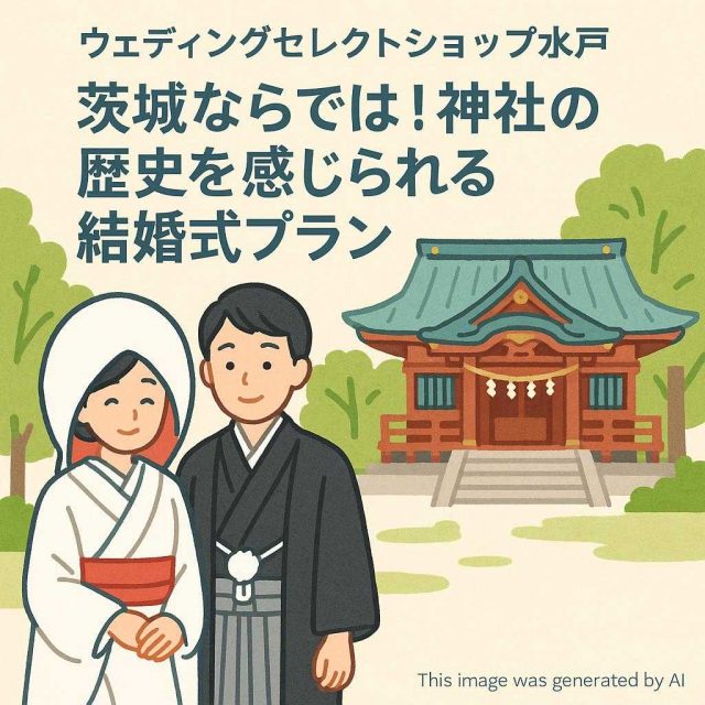 ウェディングセレクトショップ水戸 茨城ならでは！神社の歴史を感じられる結婚式プラン