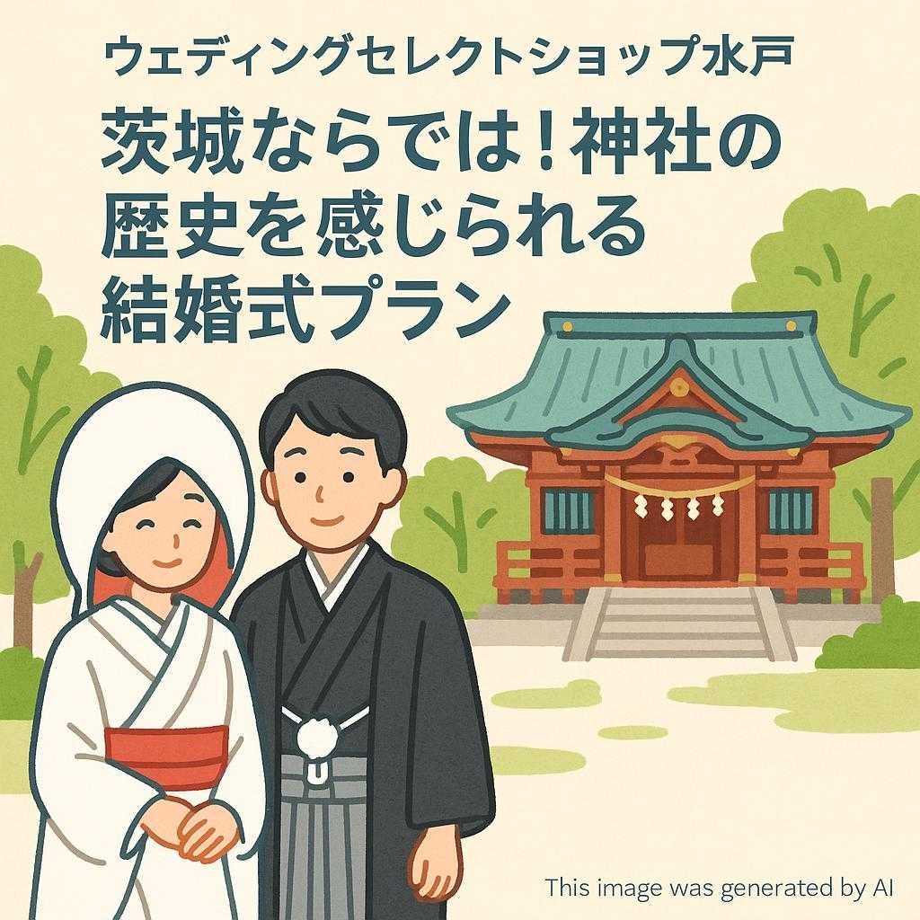ウェディングセレクトショップ水戸 茨城ならでは!神社の歴史を感じられる結婚式プラン