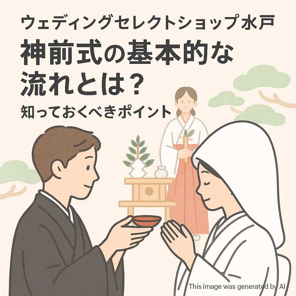 ウェディングセレクトショップ水戸 神前式の基本的な流れとは？知っておくべきポイント