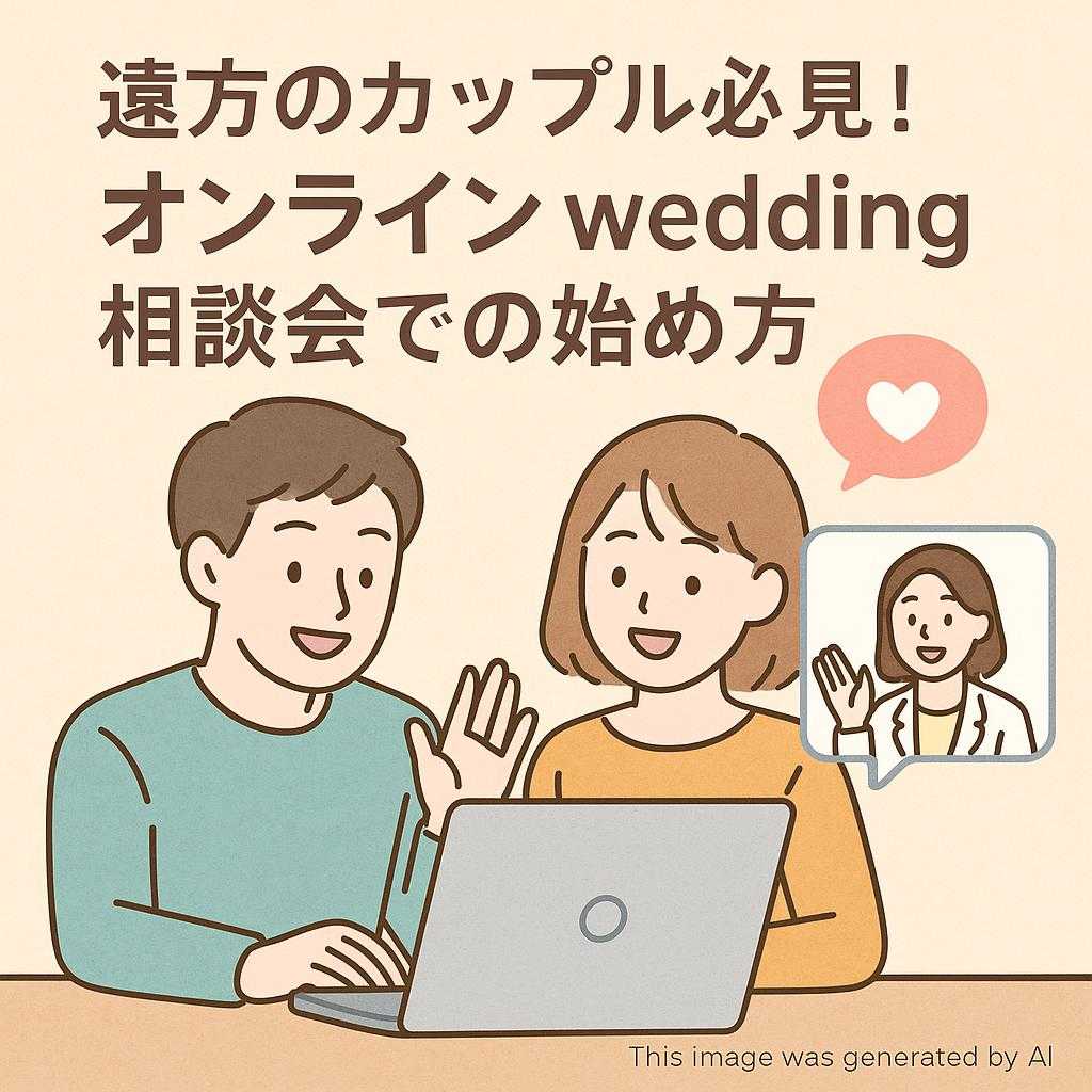 遠方のカップル必見!オンラインwedding相談会での始め方