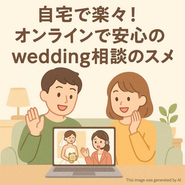 自宅で楽々！オンラインで安心のwedding相談のススメ