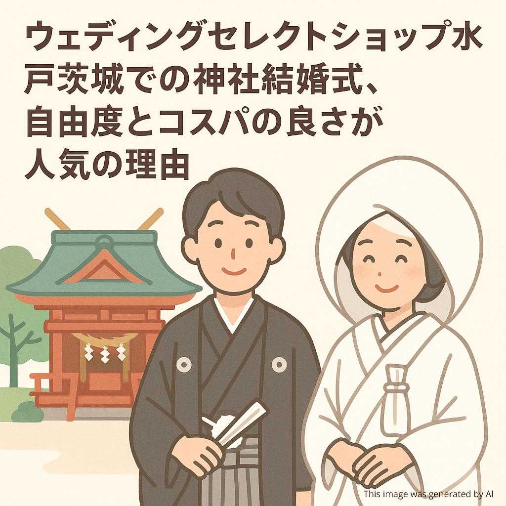 ウェディングセレクトショップ水戸茨城での神社結婚式、自由度とコスパの良さが人気の理由