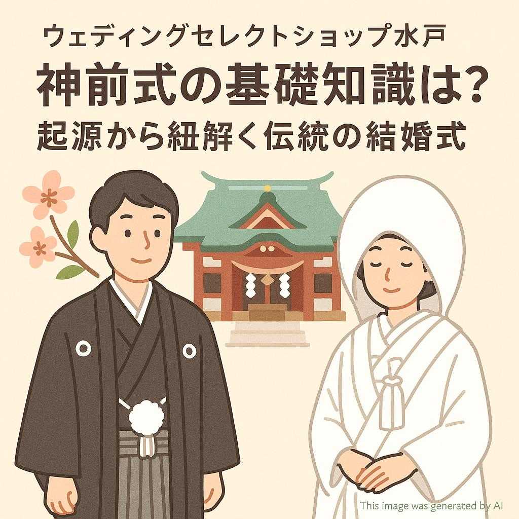 ウェディングセレクトショップ水戸 神前式の基礎知識とは?起源から紐解く伝統の結婚式