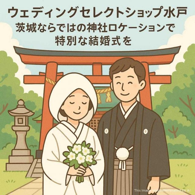 ウェディングセレクトショップ水戸 茨城ならではの神社ロケーションで特別な結婚式を