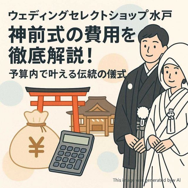 ウェディングセレクトショップ水戸 神前式の費用を徹底解説！予算内で叶える伝統の儀式