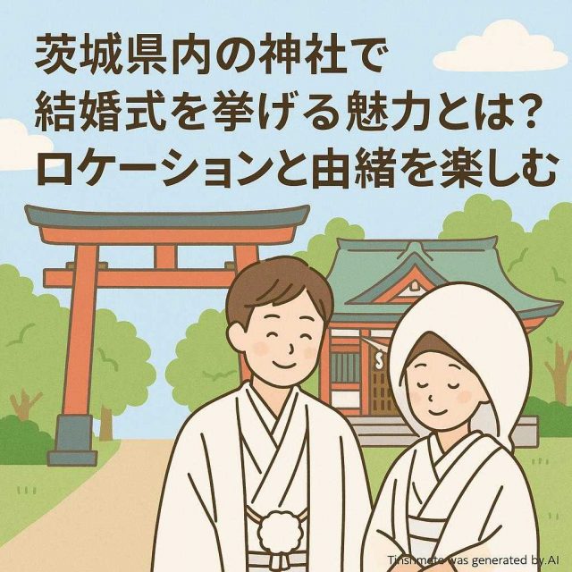茨城県内の神社で結婚式を挙げる魅力とは？ロケーションと由緒を楽しむ