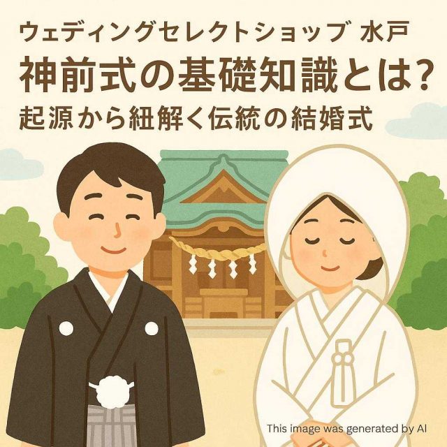 ウェディングセレクトショップ水戸 神前式の基礎知識とは？起源から紐解く伝統の結婚式