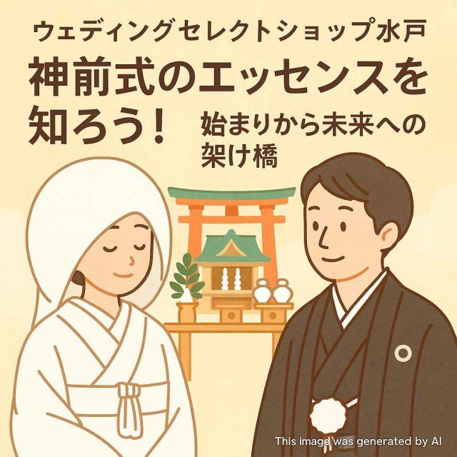 ウェディングセレクトショップ水戸 神前式のエッセンスを知ろう！始まりから未来への架け橋
