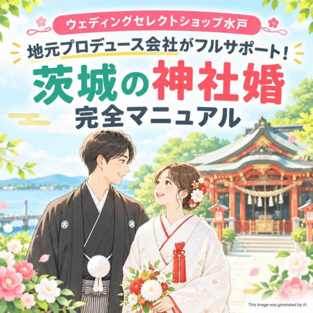 ウェディングセレクトショップ水戸 地元プロデュース会社がフルサポート！茨城の神社婚完全マニュアル