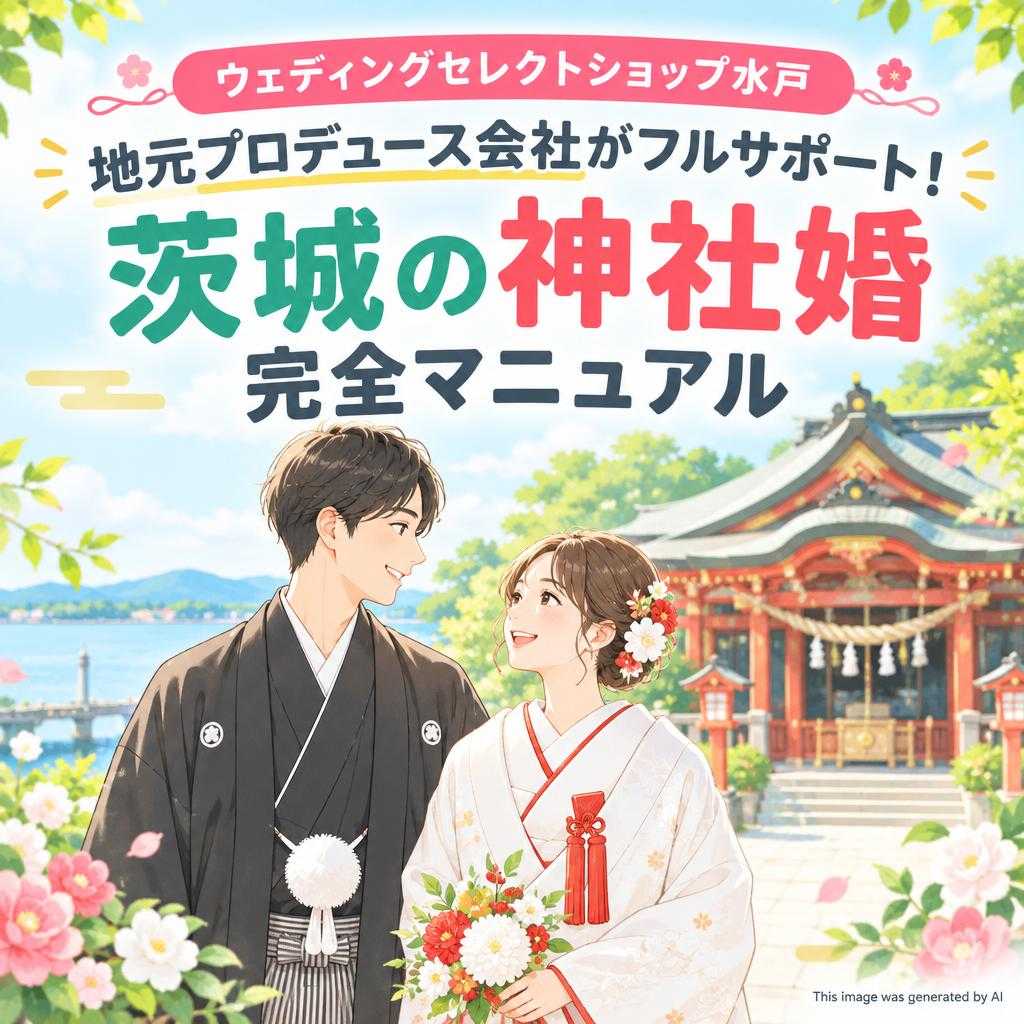 ウェディングセレクトショップ水戸 地元プロデュース会社がフルサポート!茨城の神社婚完全マニュアル